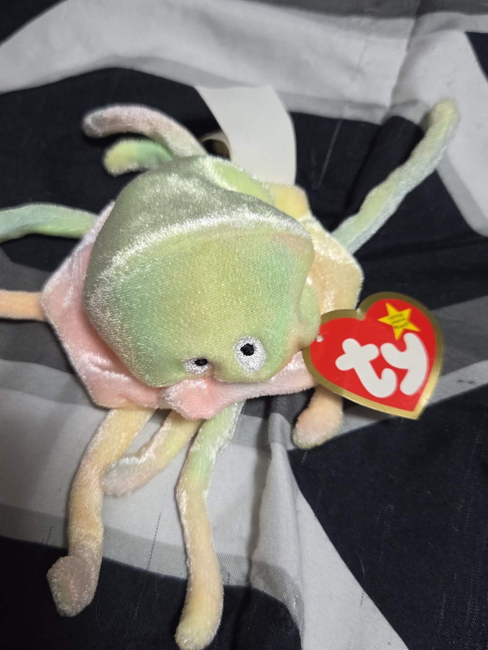 Ty Pastel Jellyfish Plush - Green, Pink, Yellow